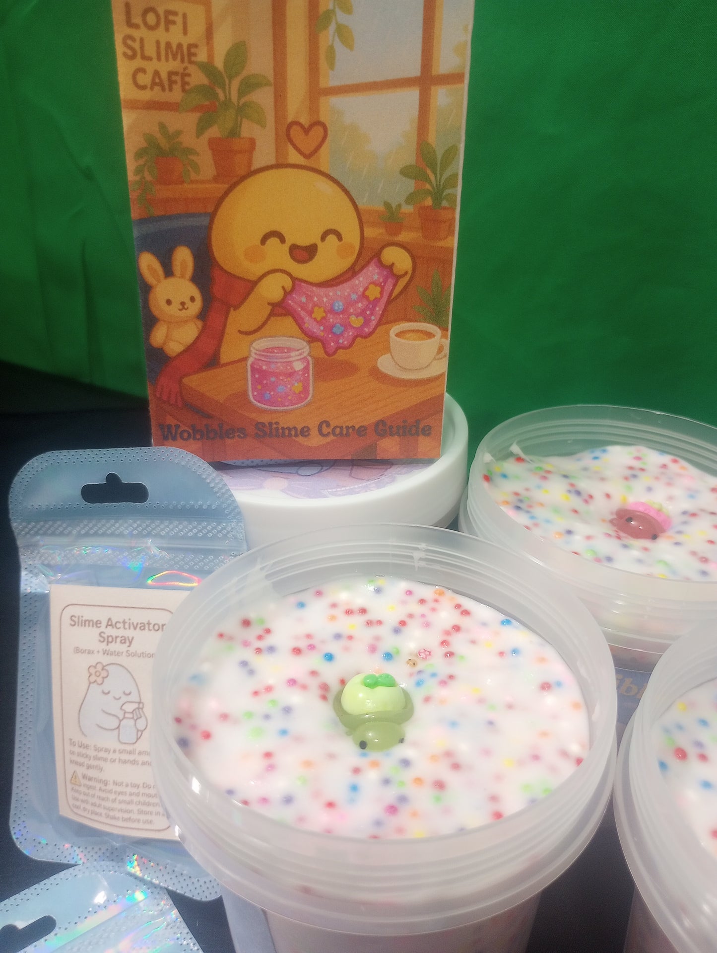 Nimbus Nibbles-Rainbow Turtle Frosting Slime